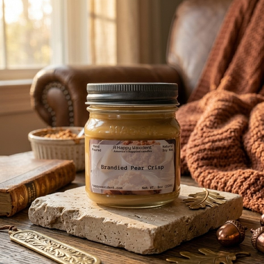 Brandy Pear Crisp Soy Candle