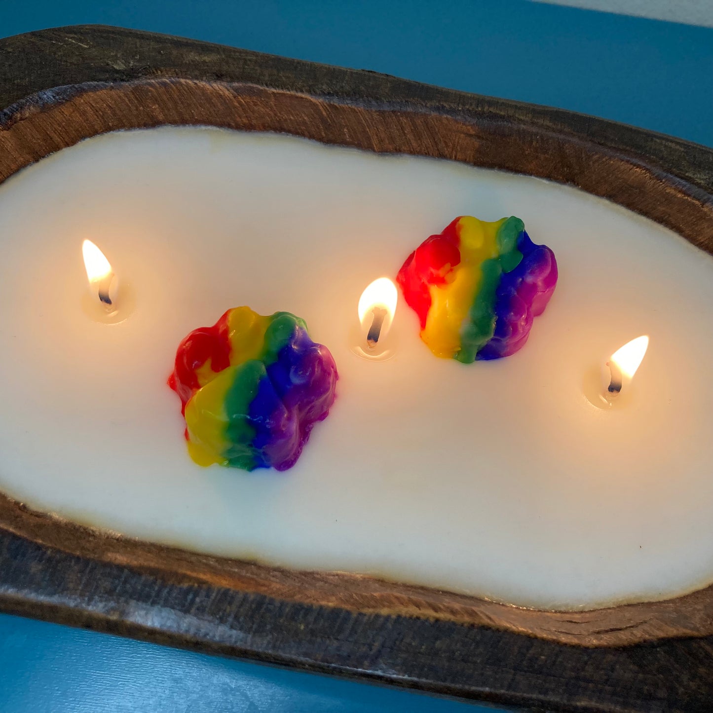 Aurora's Paw Print Wood Bowl - Almost Heaven