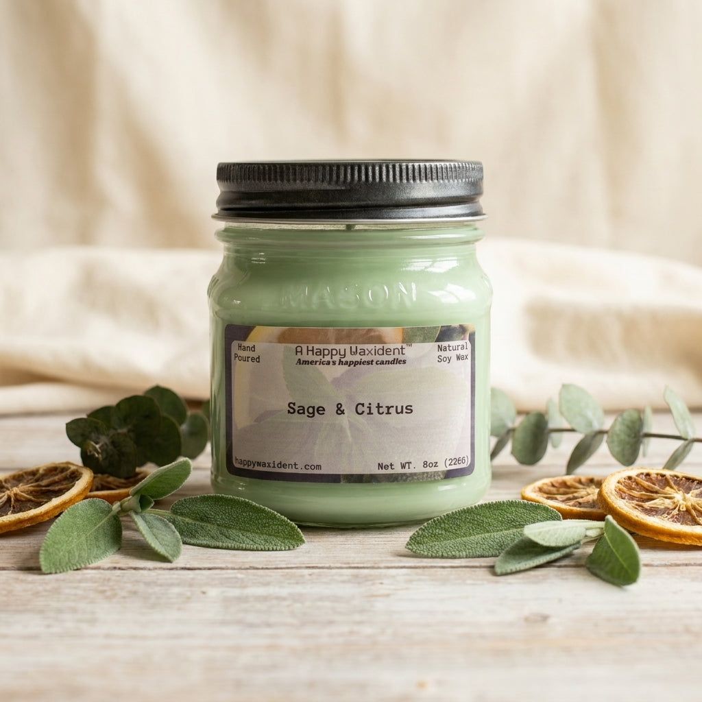 Sage & Citrus Soy Candle