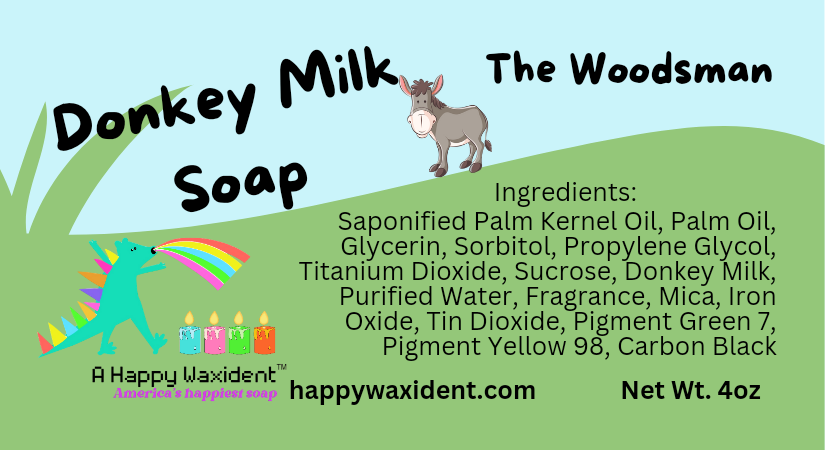 The Woodsman Donkey Milk Soap