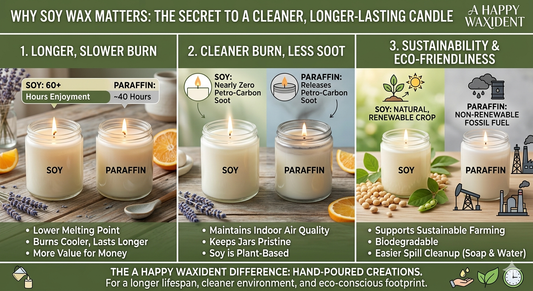 Why Soy Wax Matters: The Secret to a Cleaner, Longer-Lasting Candle