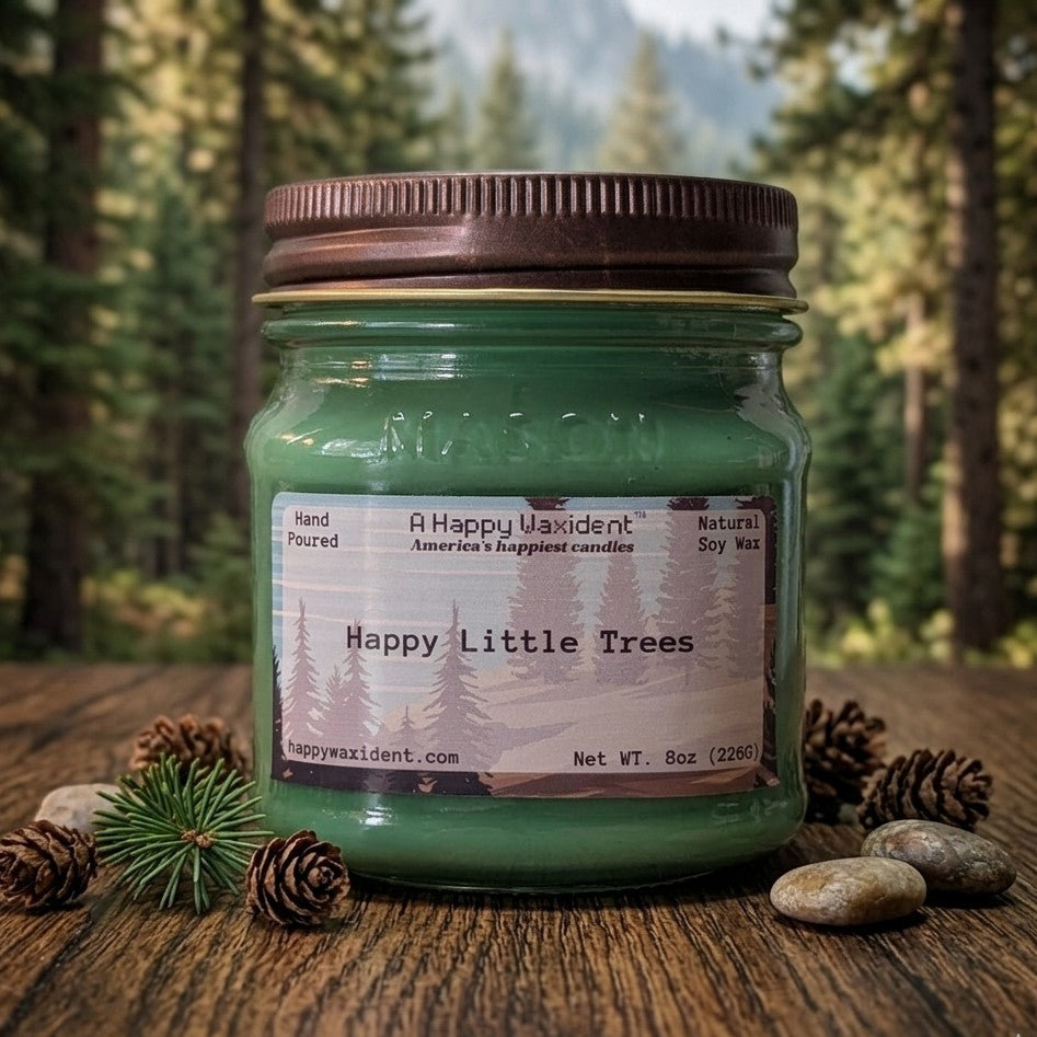 Happy Little Trees Soy Candle