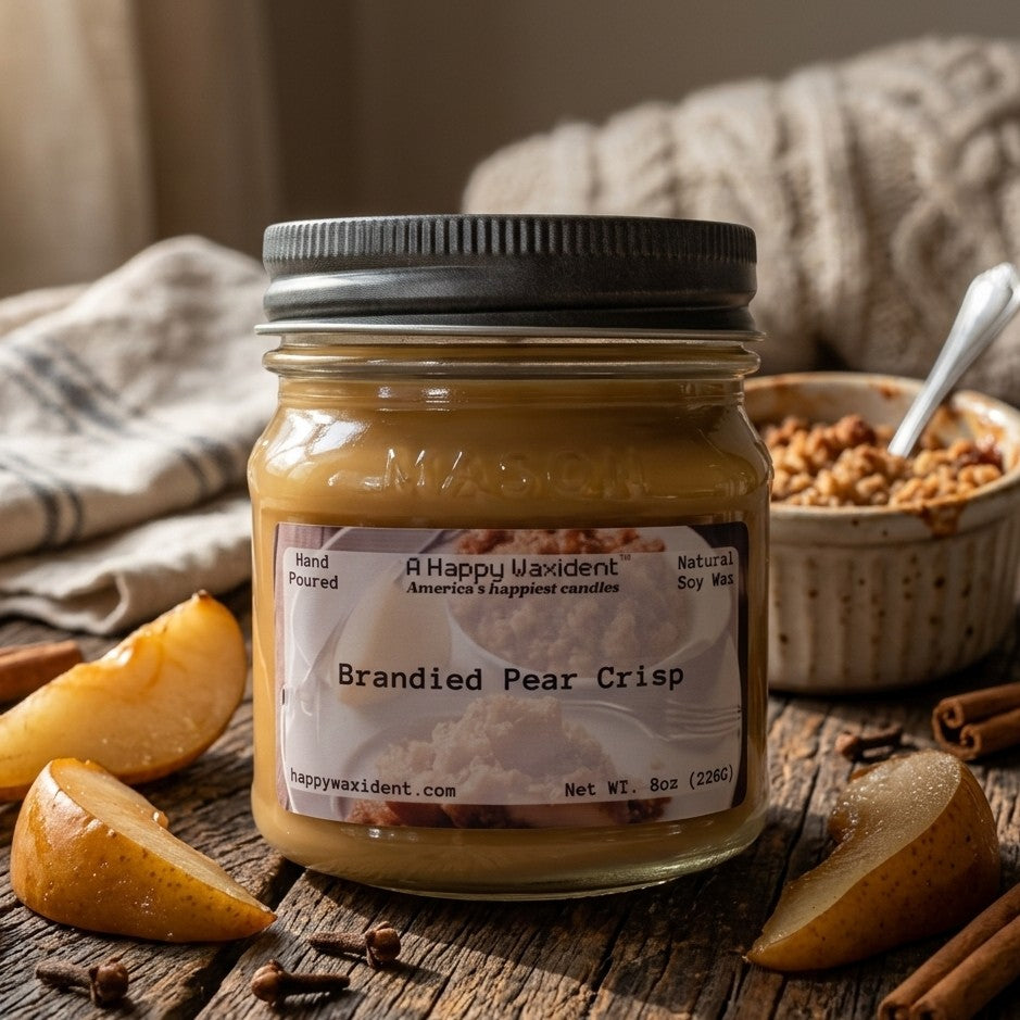 Brandy Pear Crisp Soy Candle