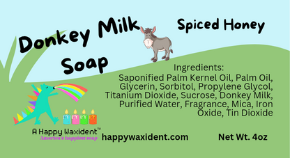 Spiced Honey Donkey Milk Soap