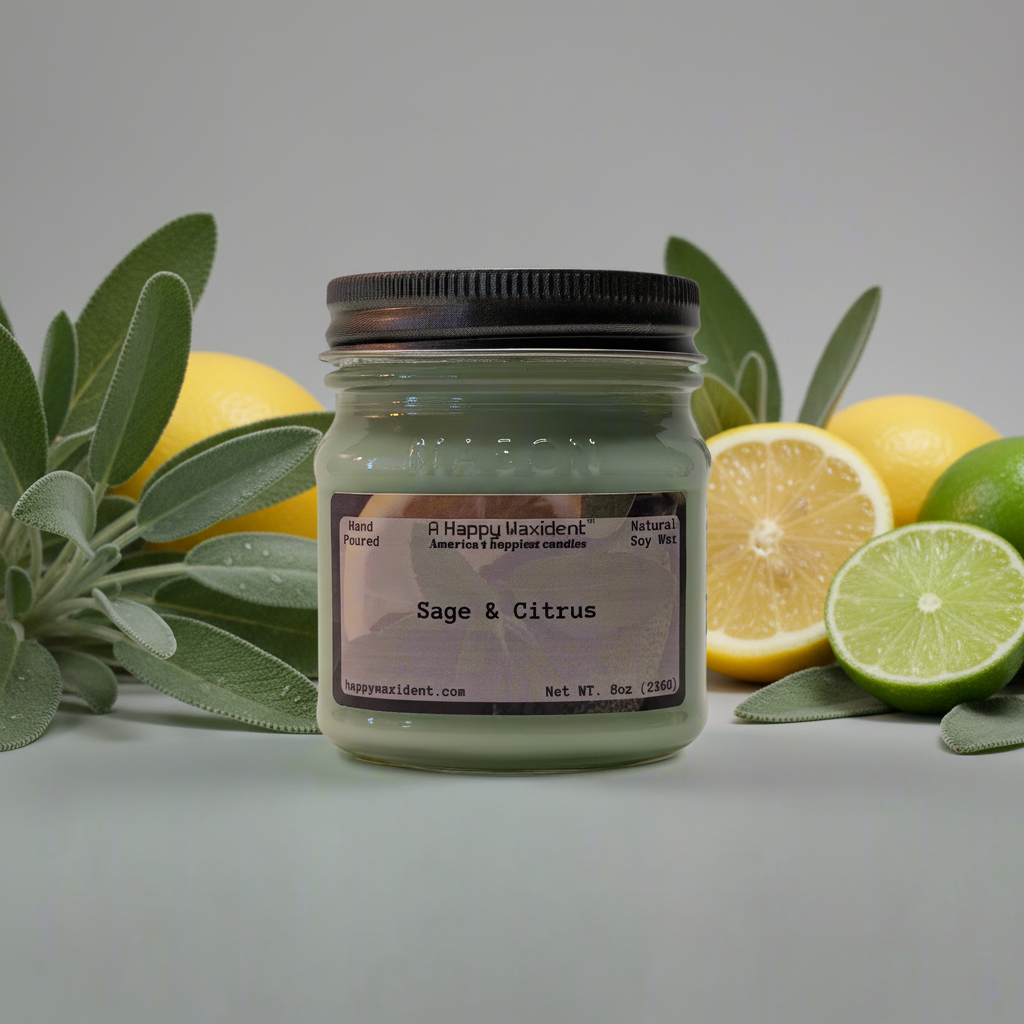 Sage & Citrus Soy Candle